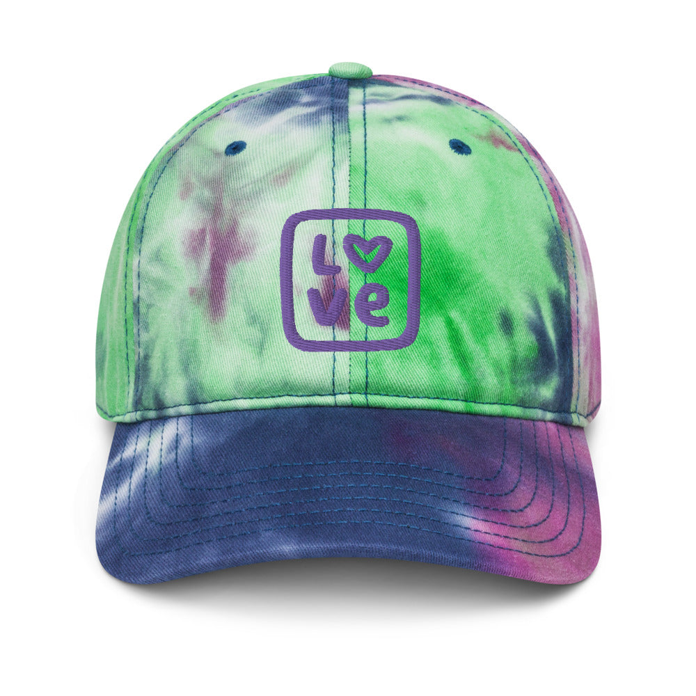 Purple Tie dye hat — BvB Dallas - Tackle ALZ™