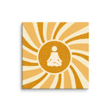 Warm Sun Meditation - Canvas Wall Art