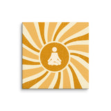 Warm Sun Meditation - Canvas Wall Art