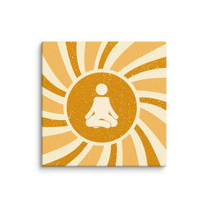 Warm Sun Meditation - Canvas Wall Art