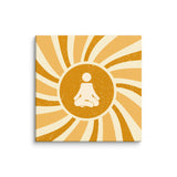 Warm Sun Meditation - Canvas Wall Art