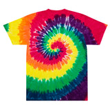 "love is everything" Embroidered Tie-Dye T-Shirt