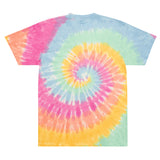 "love is everything" Embroidered Tie-Dye T-Shirt