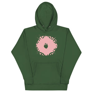 Illumination Hoodie - Green with Pink Ink